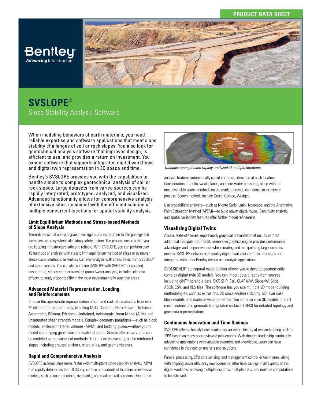 SVSLOPE® Slope Stability Analysis Software