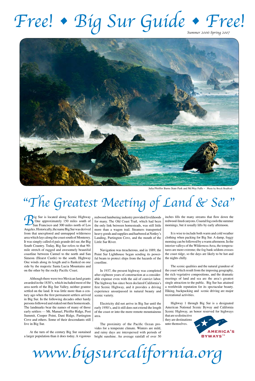 Free! • Big Sur Guide • Free!