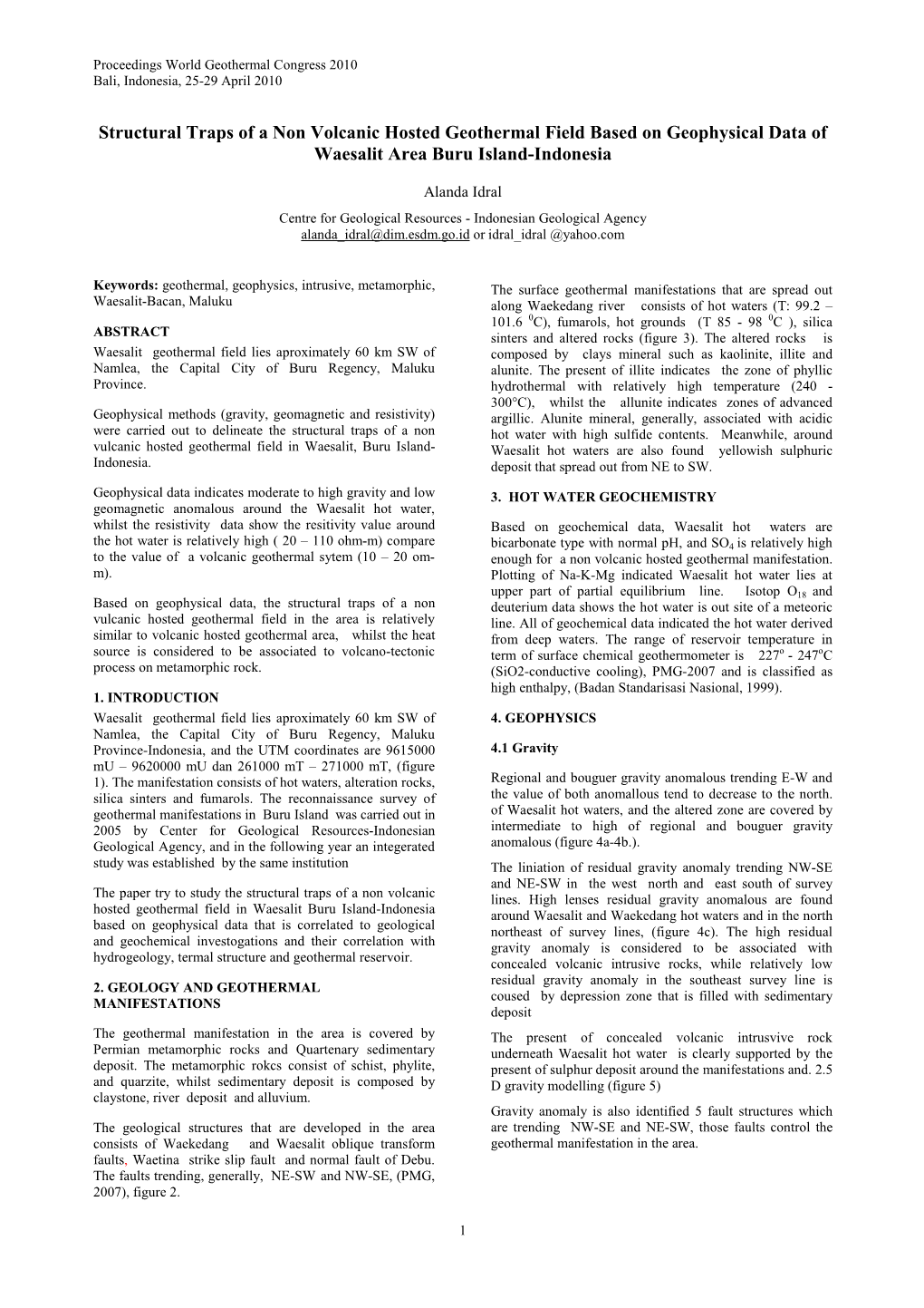 Structural Traps of Nonvolcanic Hosted Geothermal Field Based On