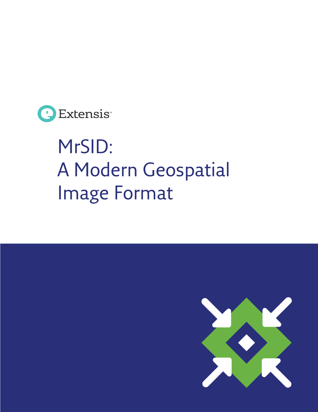 Mrsid: a Modern Geospatial Image Format Table of Contents