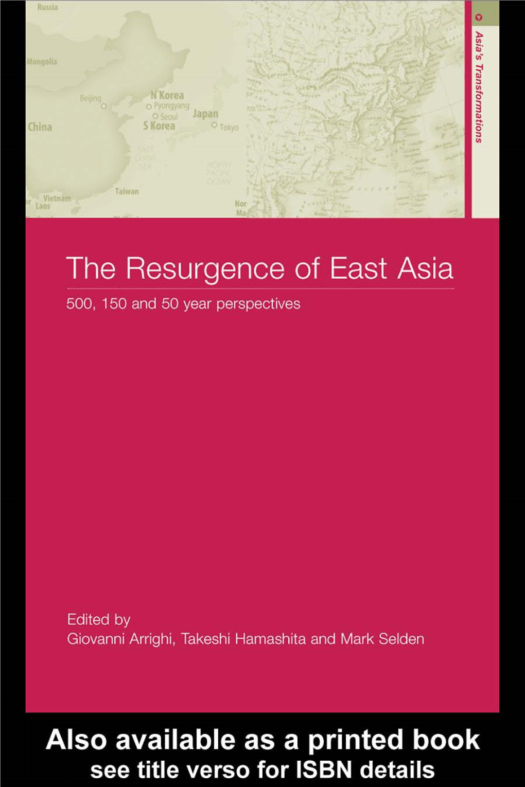 The Resurgence of East Asia