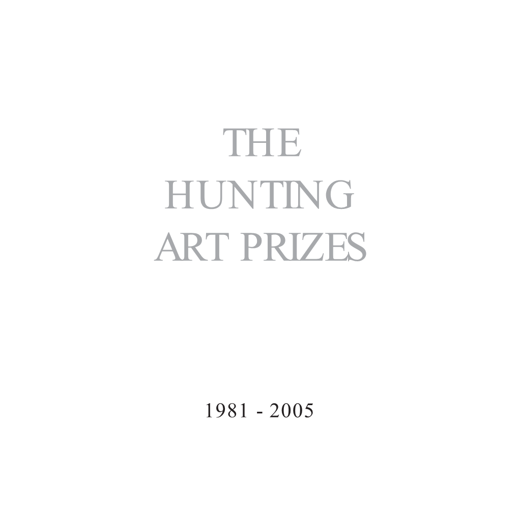 The Hunting Art Prizes