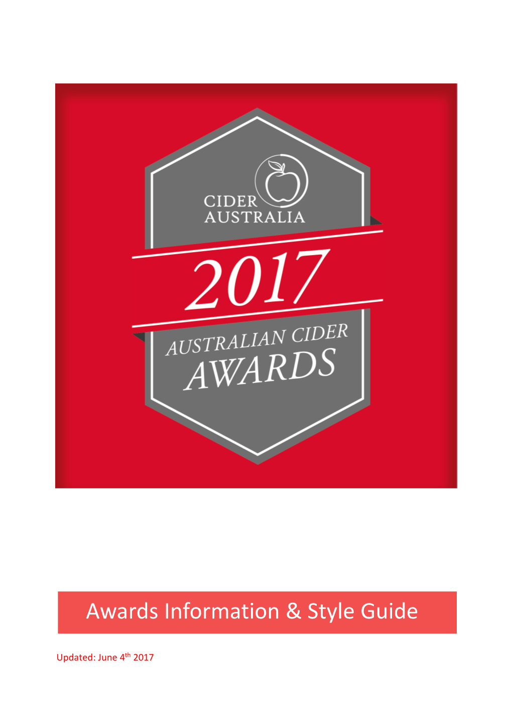 2017 Awards Information & Style Guide