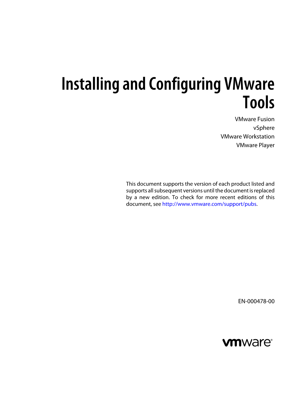 Installing and Configuring Vmware Tools Vmware Fusion Vsphere Vmware Workstation Vmware Player