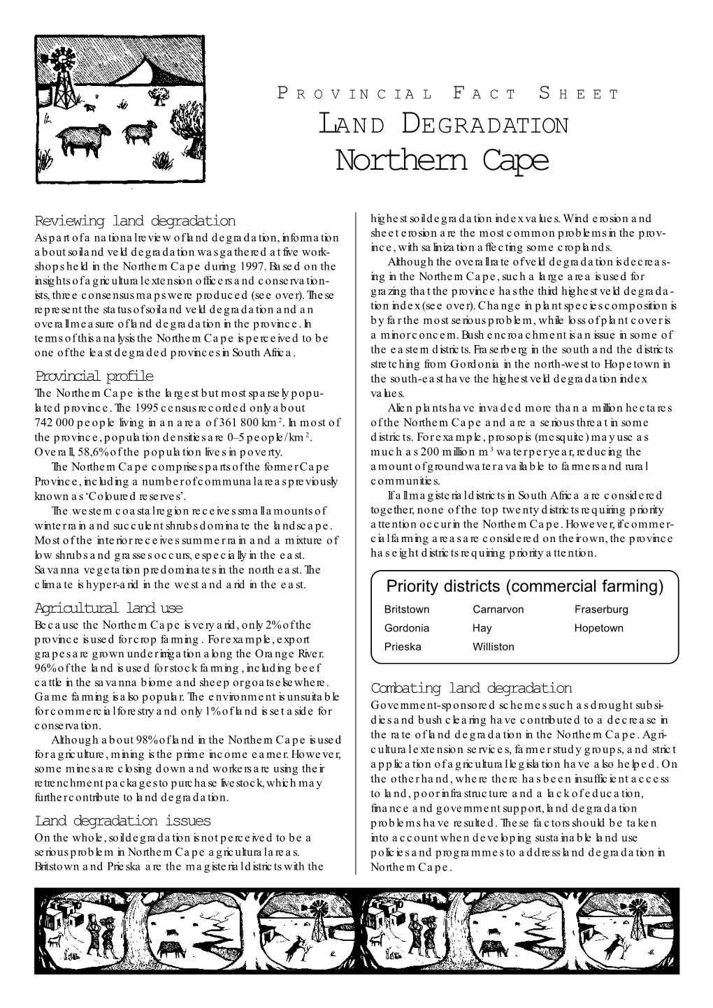 LAND DEGRADATION Northern Cape