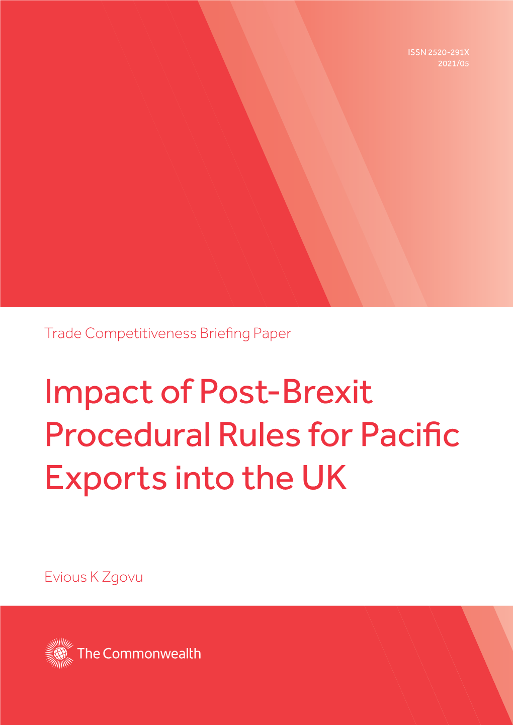 Impact of Post-Brexit Procedural Rules for Pacific Exports Into the UK
