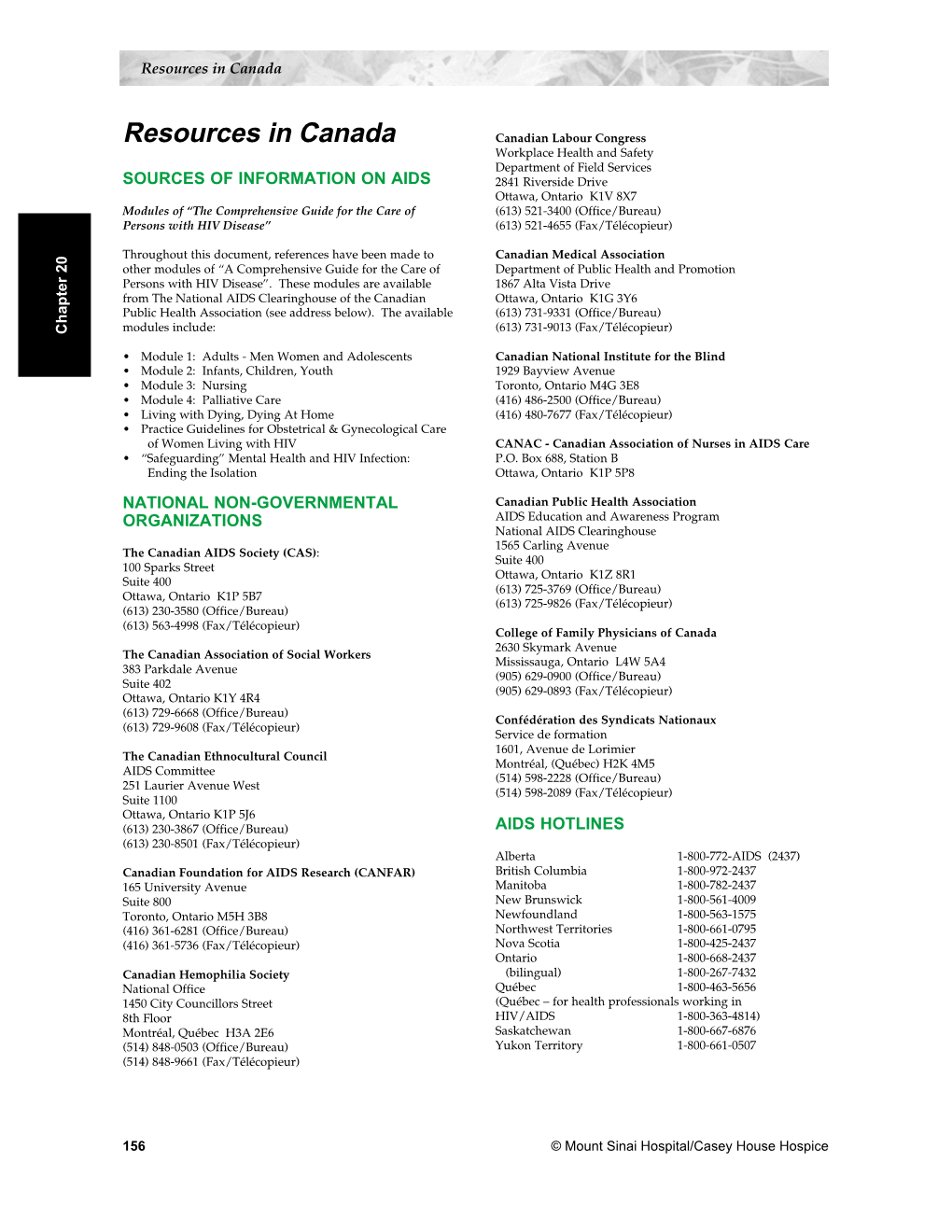 HIV/AIDS Palliative Care Module Chapter 1 Chapter