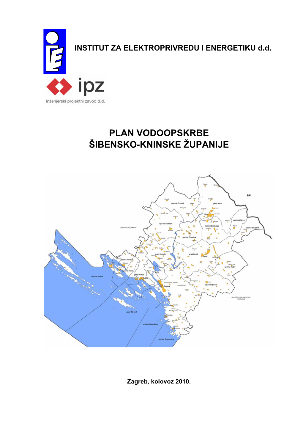 Plan Vodoopskrbe Šibensko-Kninske Županije