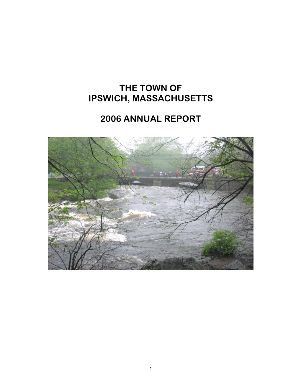 The Town of Ipswich, Massachusetts