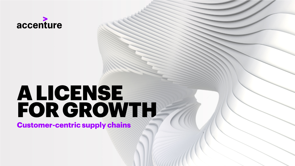 A License for Growth | Accenture