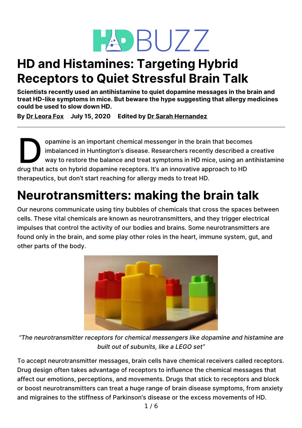 Targeting Hybrid Receptors to Quiet Stressful Brain Talk