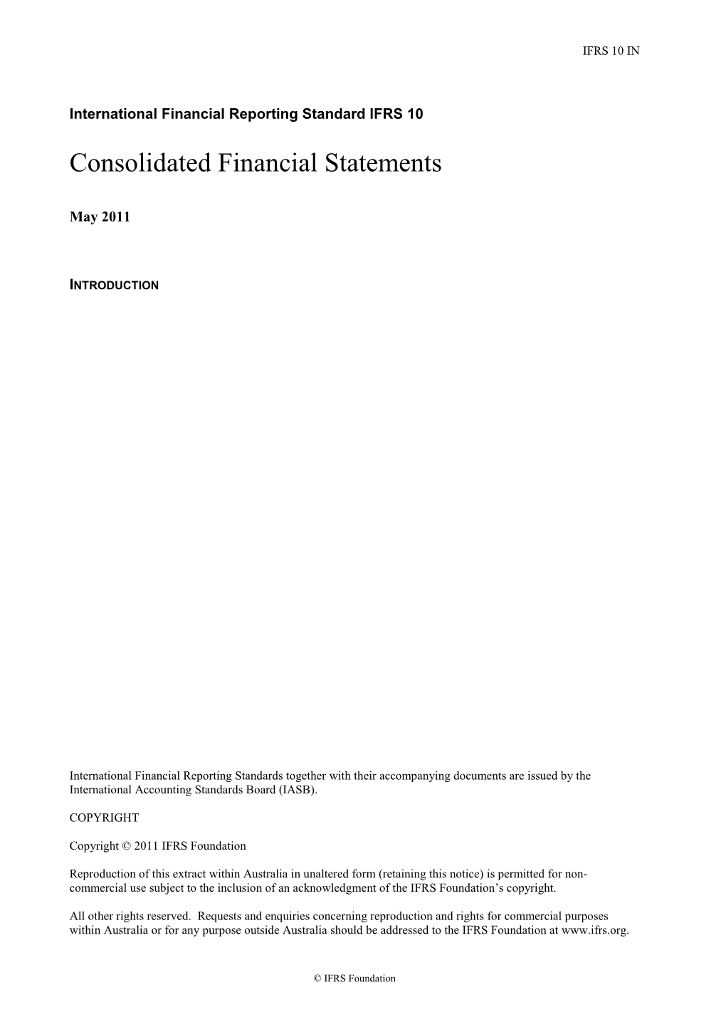 Consolidated Financial Statements