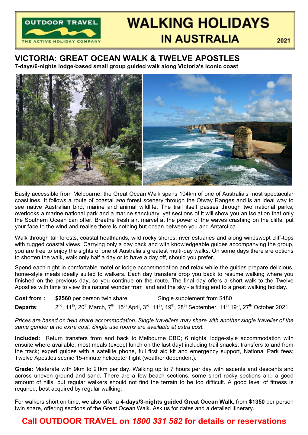 Great Ocean Guided Walk