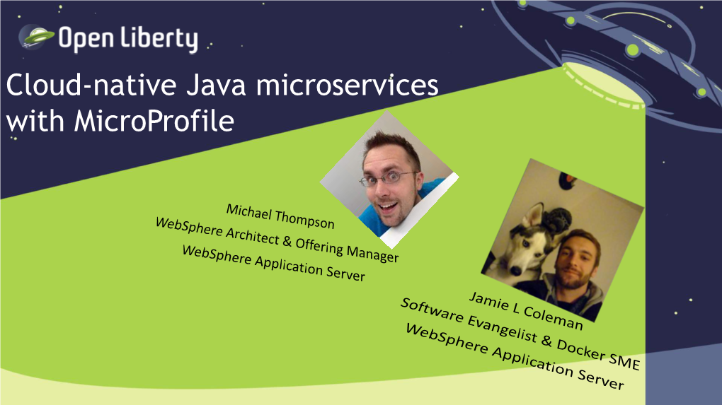 Cloud-Native Java Microservices with Microprofile