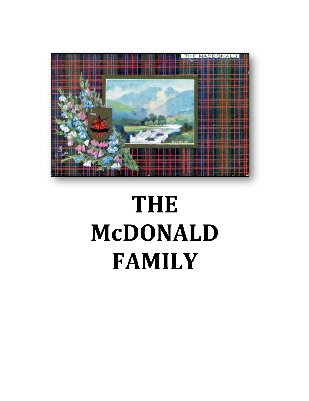 THE Mcdonald FAMILY