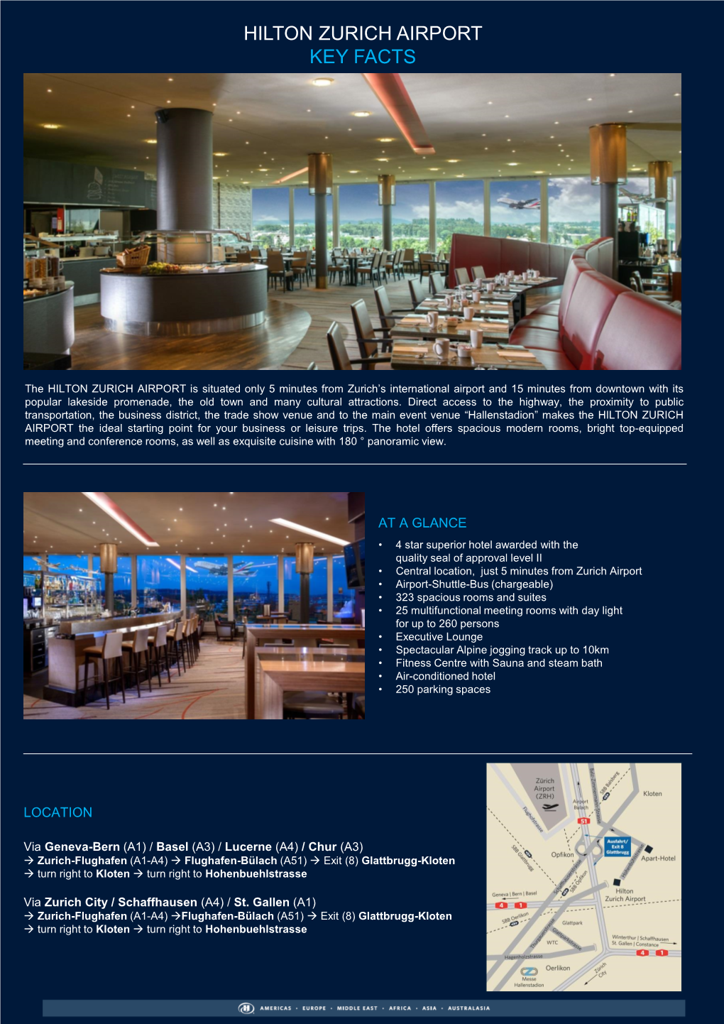 Hilton Zurich Airport Key Facts