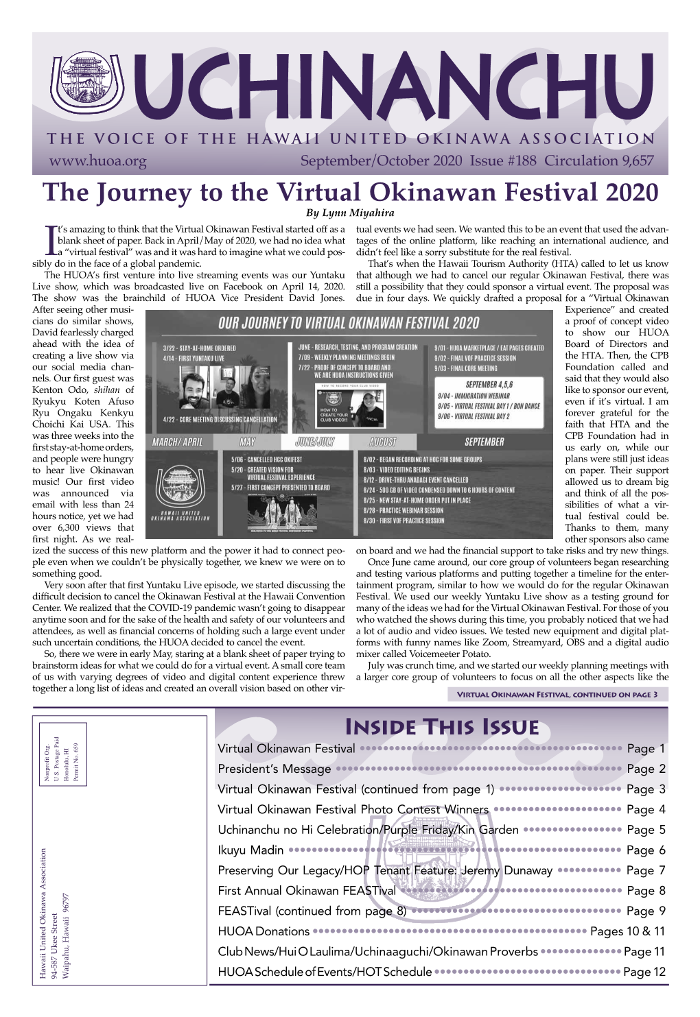 The Journey to the Virtual Okinawan Festival 2020