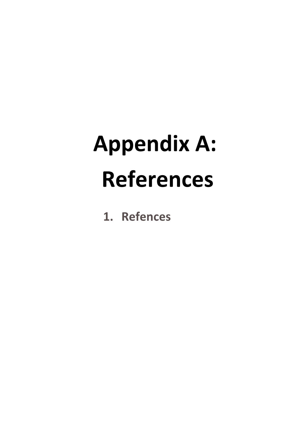 Appendix A: References