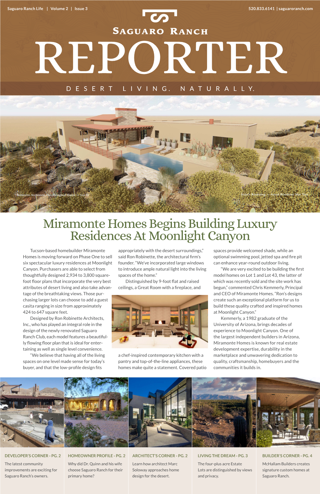 Miramonte Homes Begins Building Luxury Residences at Moonlight Canyon