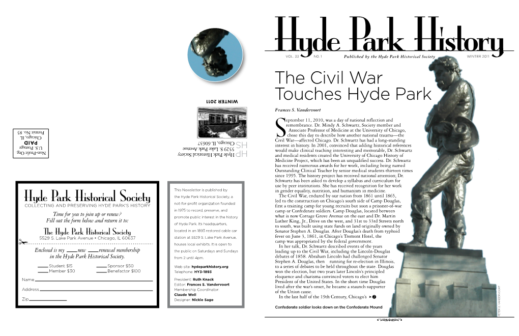 The Civil War Touches Hyde Park