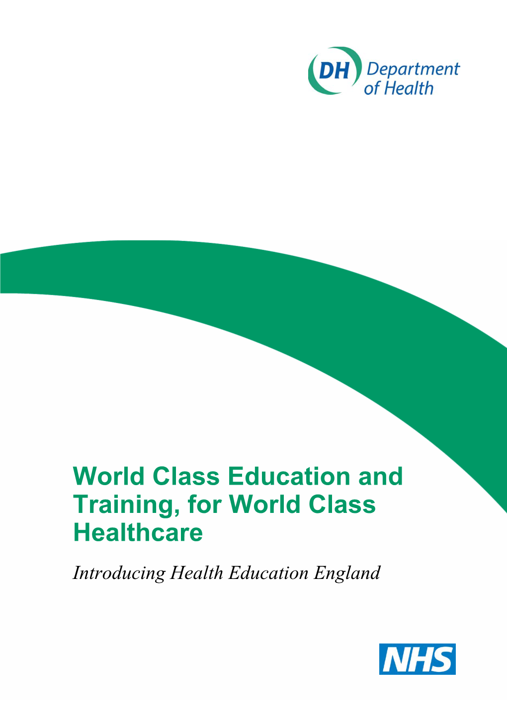 Introducing Health Education England