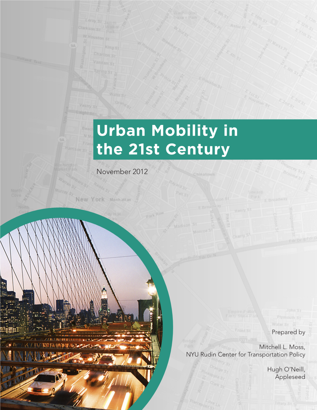 Urban Mobility in the 21St Century