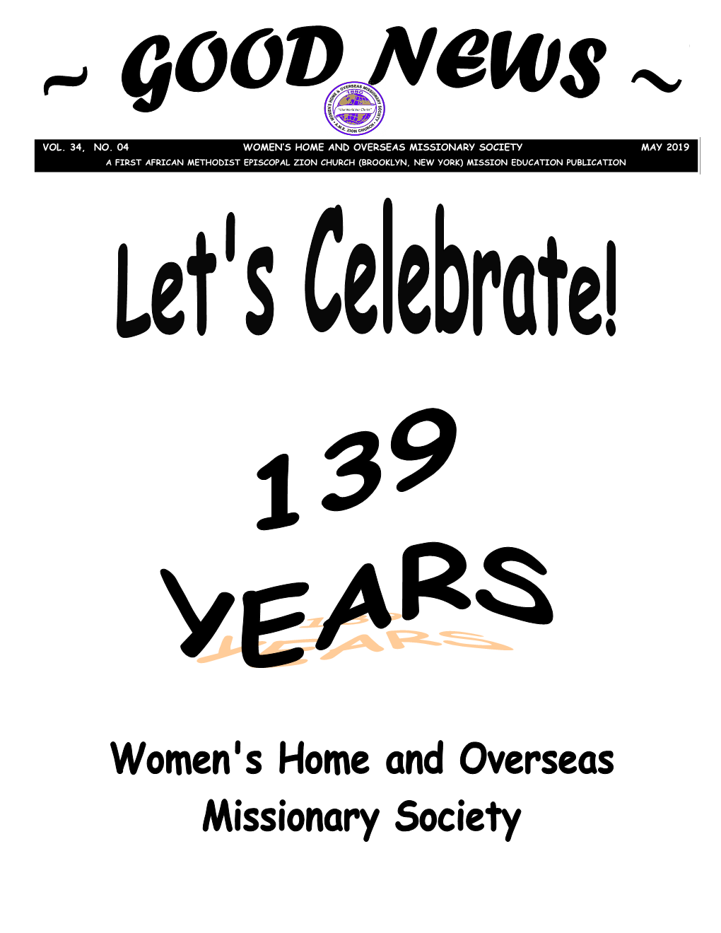 Vol. 34, No. 04 Women's Home and Overseas Missionary