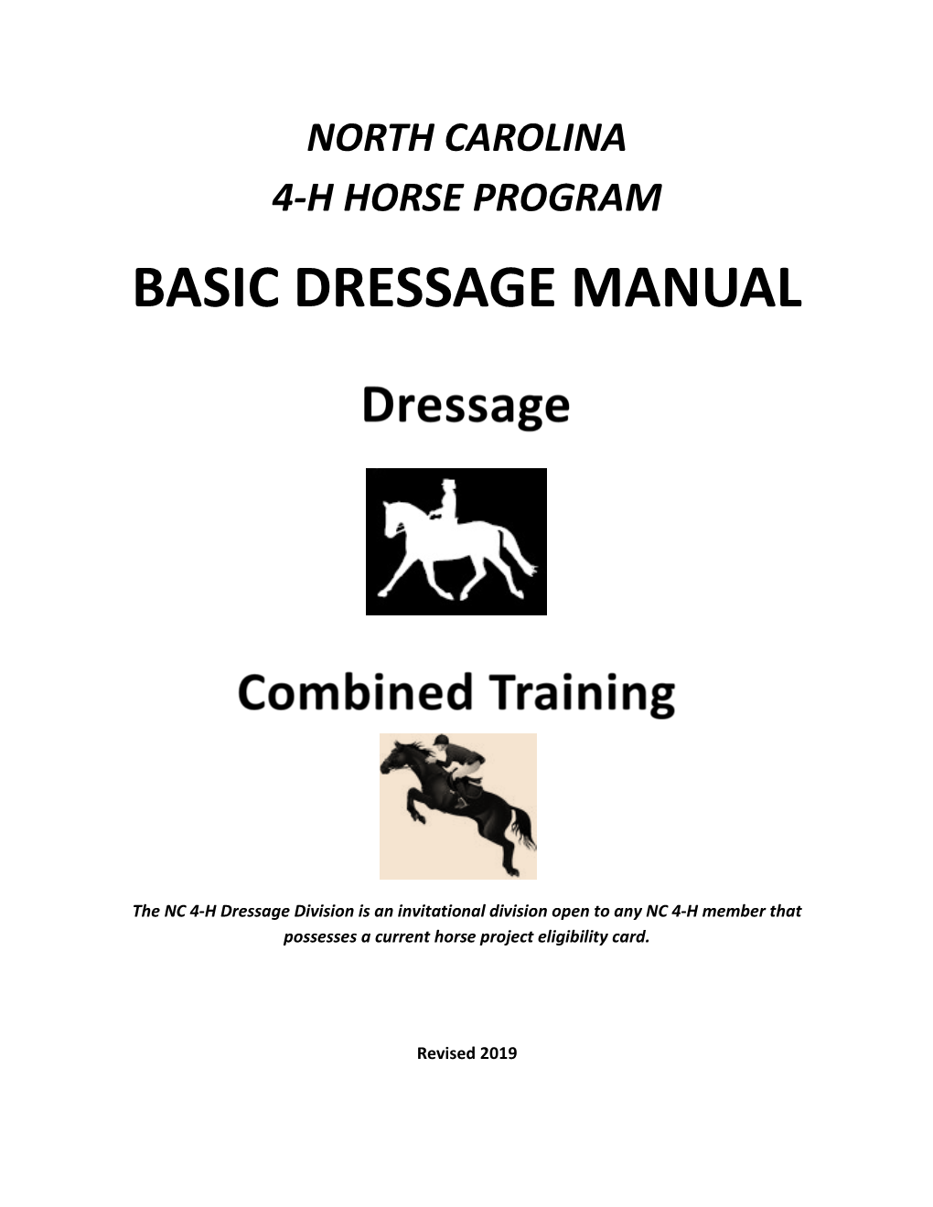 Basic Dressage Manual