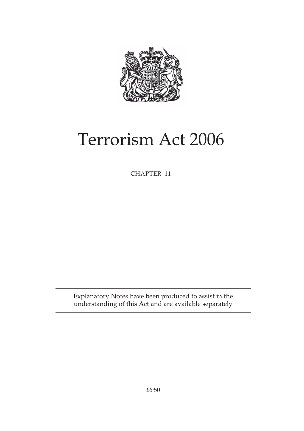 Terrorism Act 2006