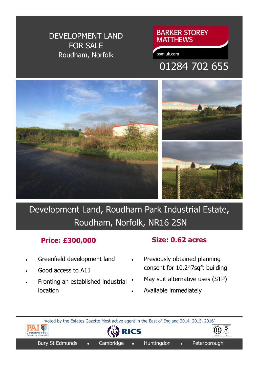 Development Land, Roudham Park Industrial Estate, Roudham, Norfolk, NR16 2SN