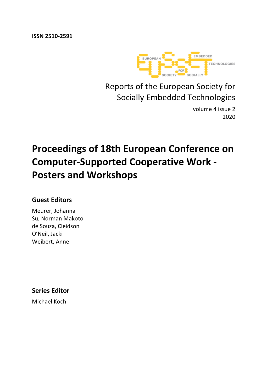Posters and Workshops