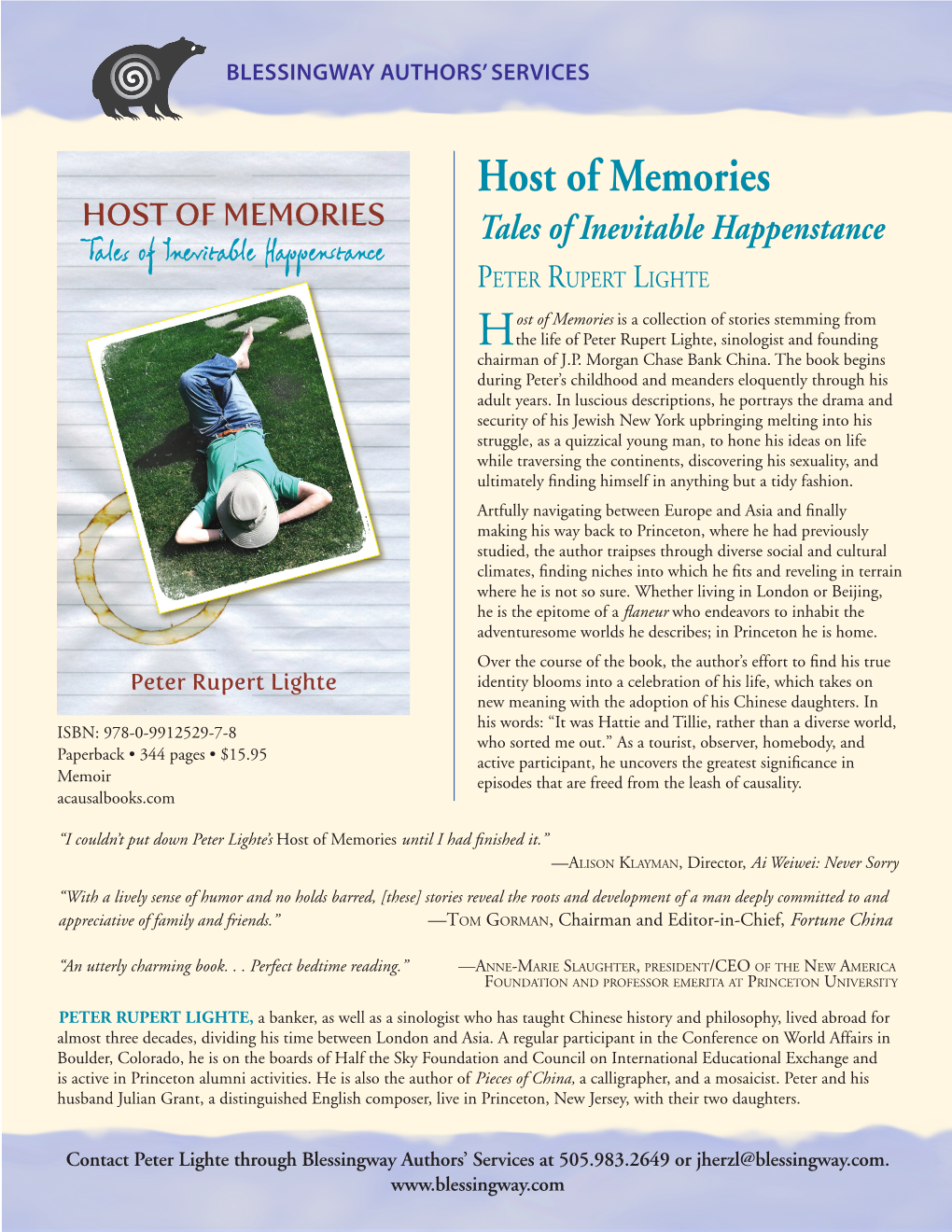 Host of Memories a ROMP THROUGH TIME in the ROUND S