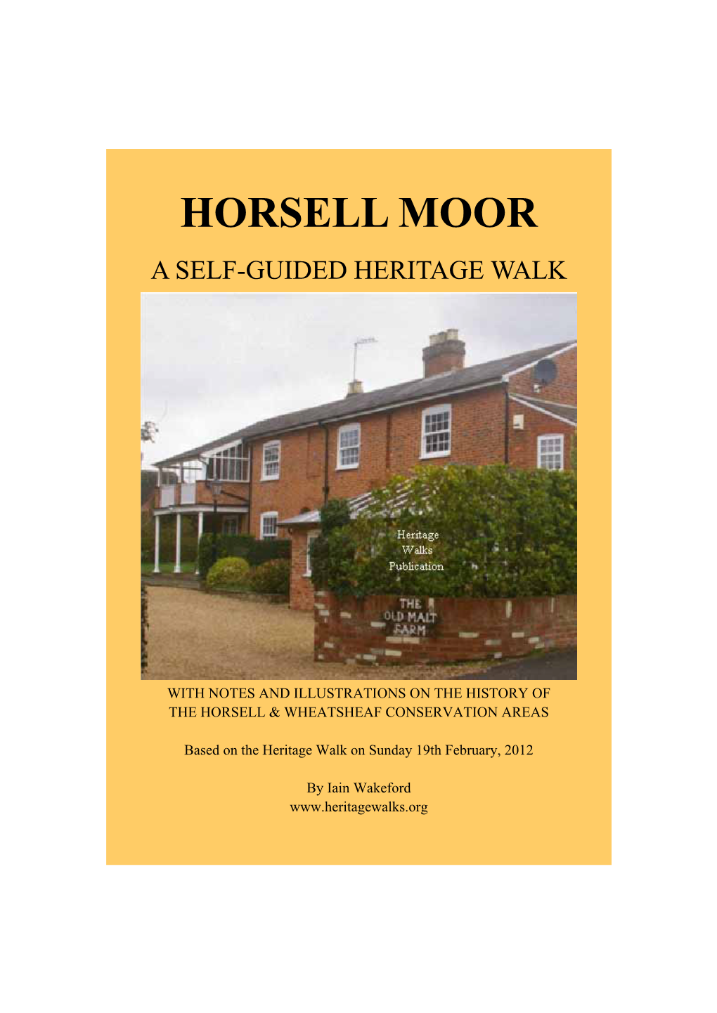 Horsell Moor a Self-Guided Heritage Walk