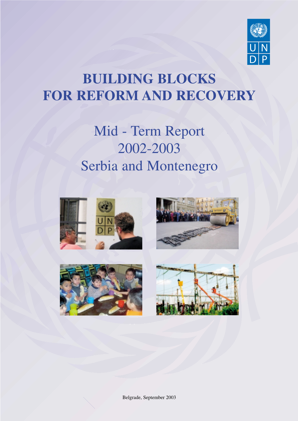 Term Report 2002-2003 Serbia and Montenegro