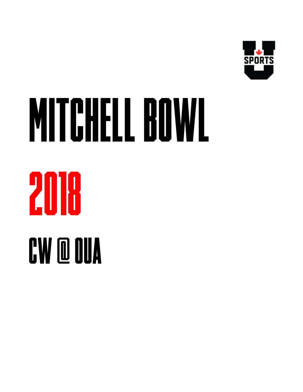 Mitchell Bowl Bulletin Western