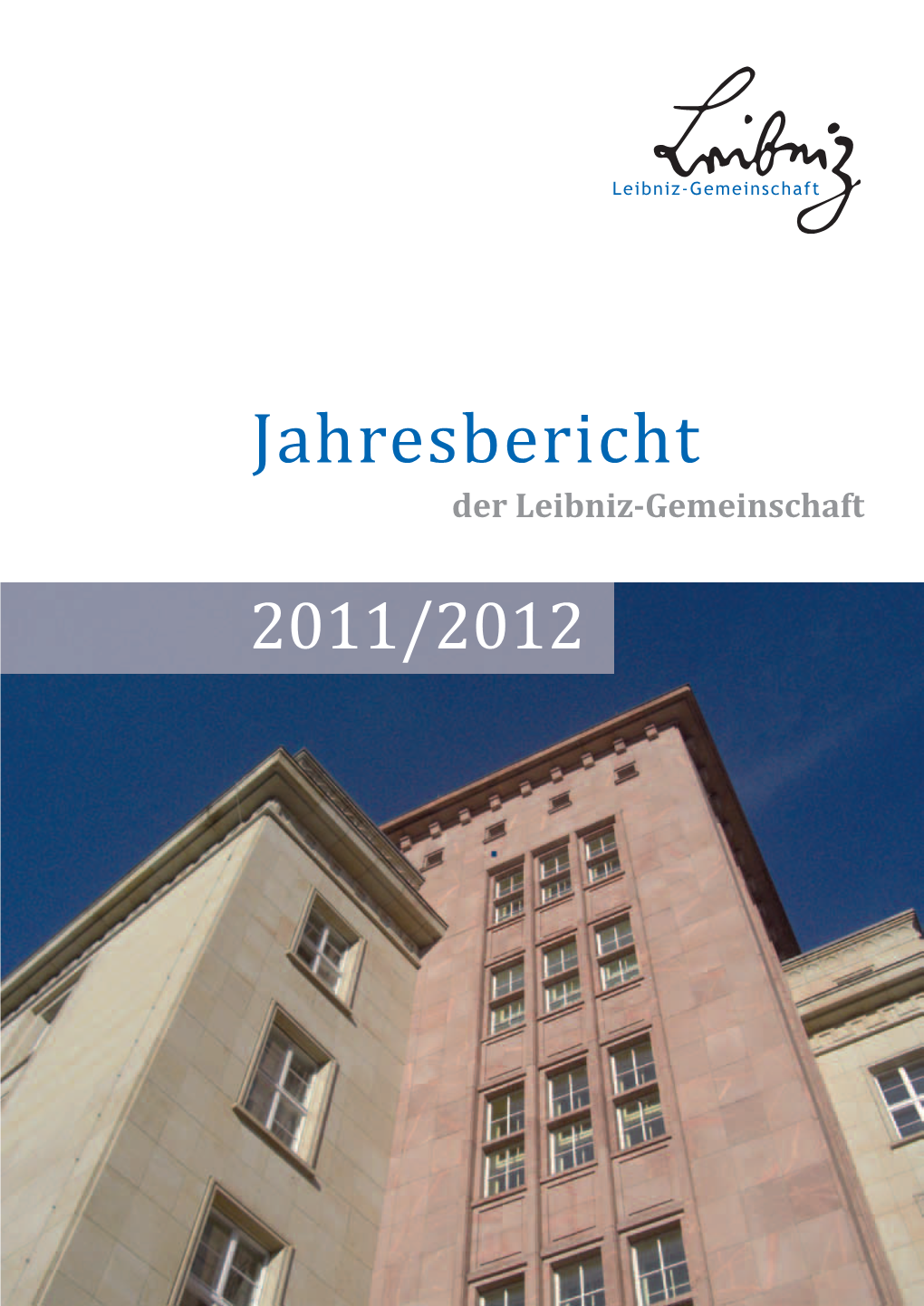 Jahresbericht Der Leibniz-Gemeinschaft