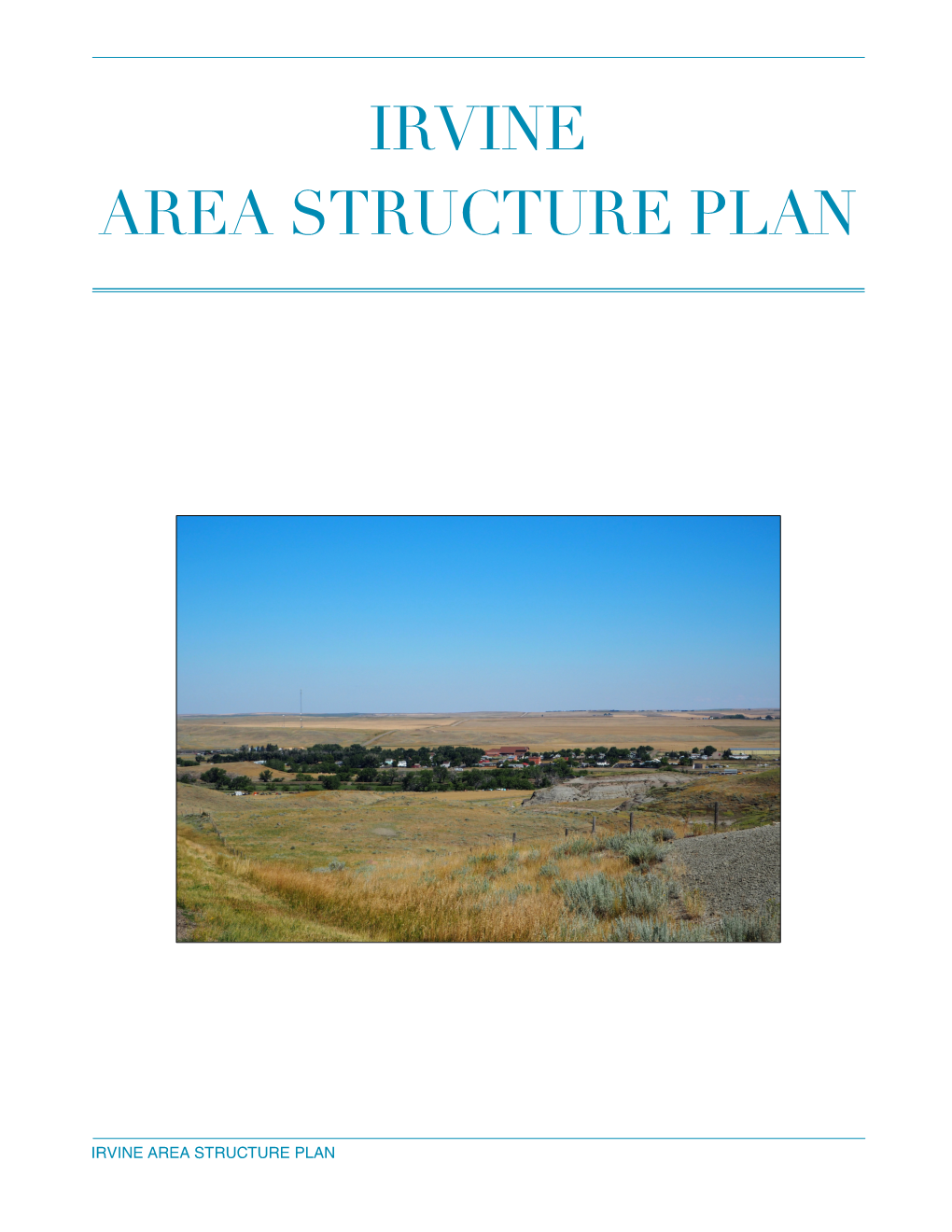 Irvine Area Structure Plan