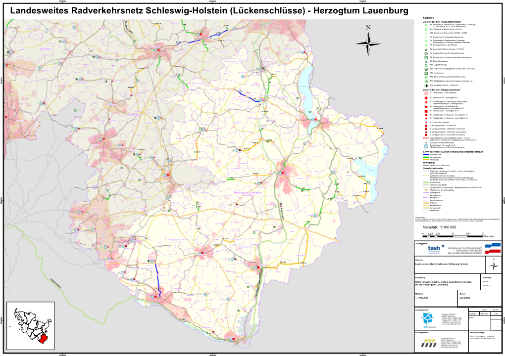 Herzogtum Lauenburg L 84 Heidekamp Hansestadt Lübeck L 79 Stuvenborn Lübeck Neversdorf Legende