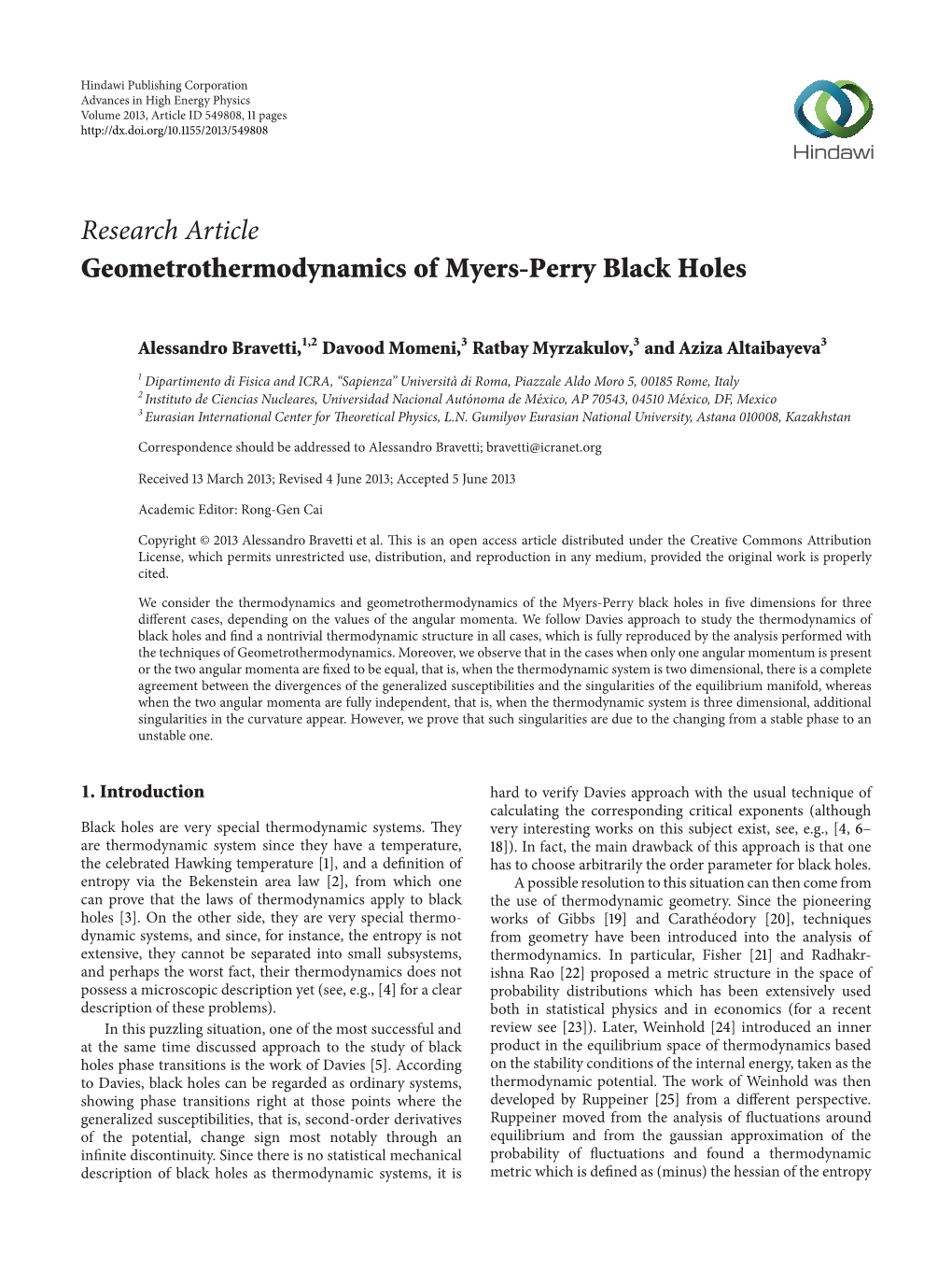 Geometrothermodynamics of Myers-Perry Black Holes