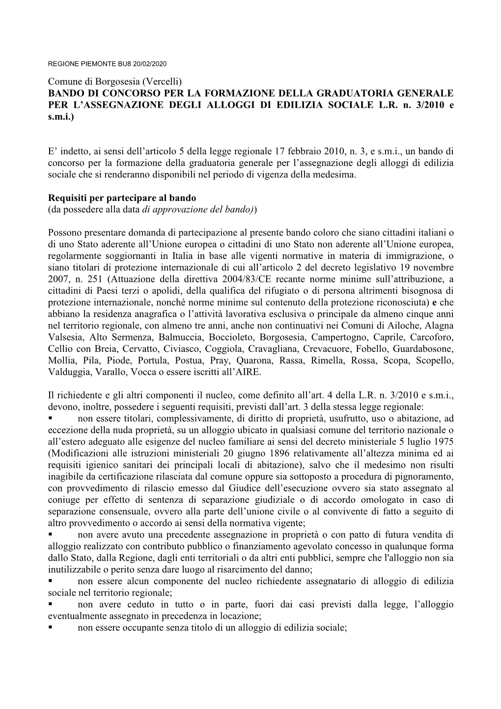 Co Comune Di Borgosesia 2020-02-07 71568 Pdf