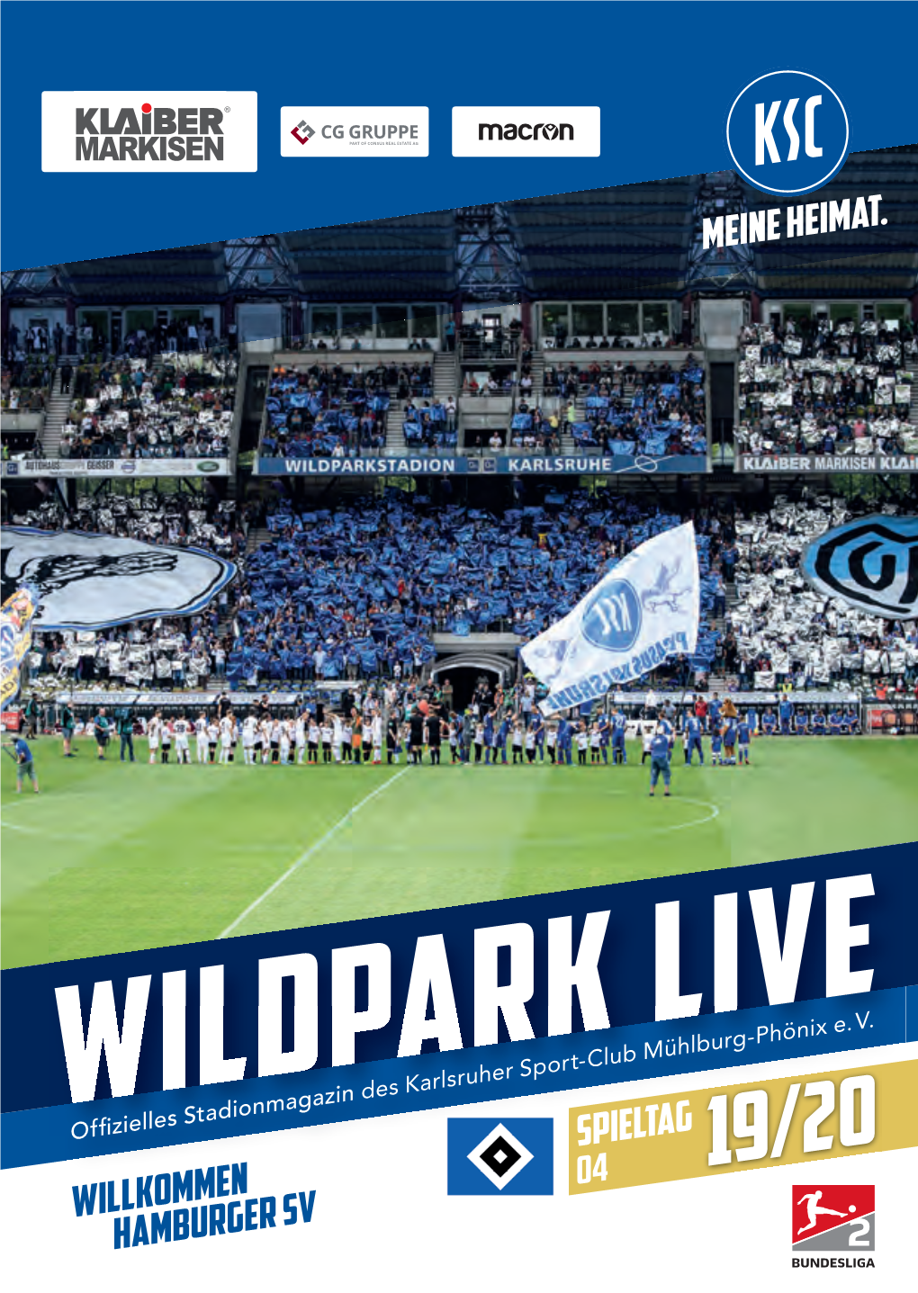 Wildpark Live Offizielles Stadionmagazin Des Karlsruher 05 EINWURF Sport-Club Mühlburg-Phönix E