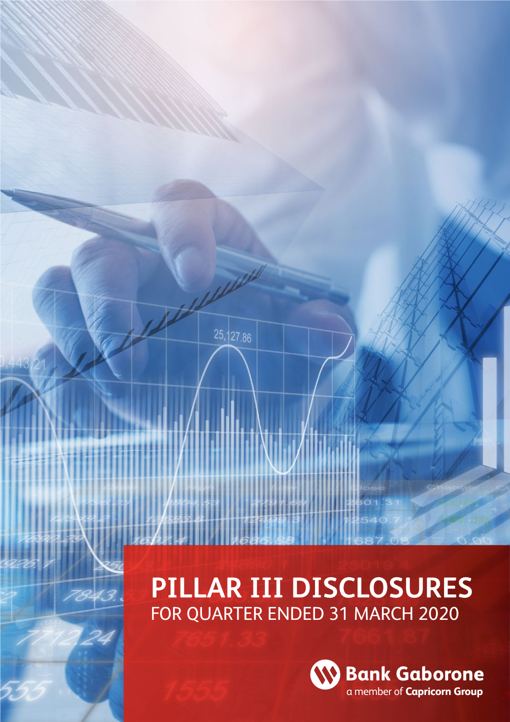 Pillar Iii Disclosures for Quarter Ended 31 March 2020 Pillar Iii Disclosures for Quarter Ended 31 March 2020