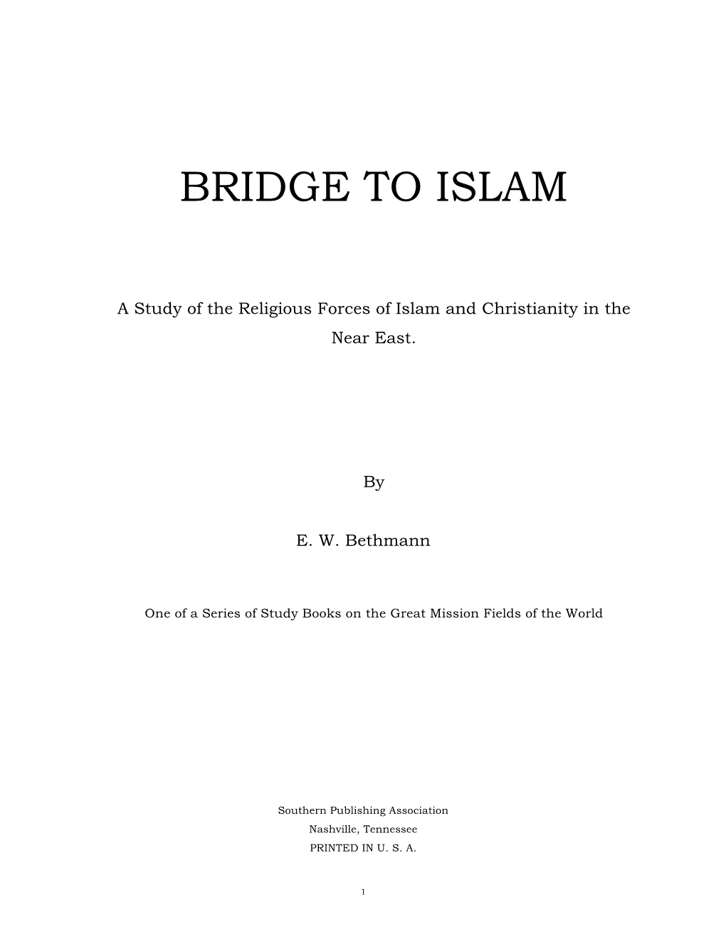 Bridge to Islam