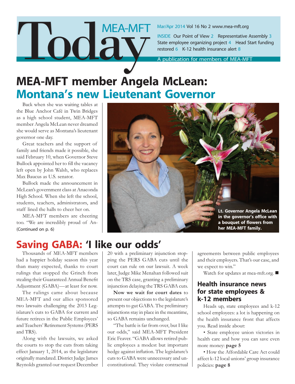 MEA-MFT Member Angela Mclean: Montana's New Lieutenant Governor