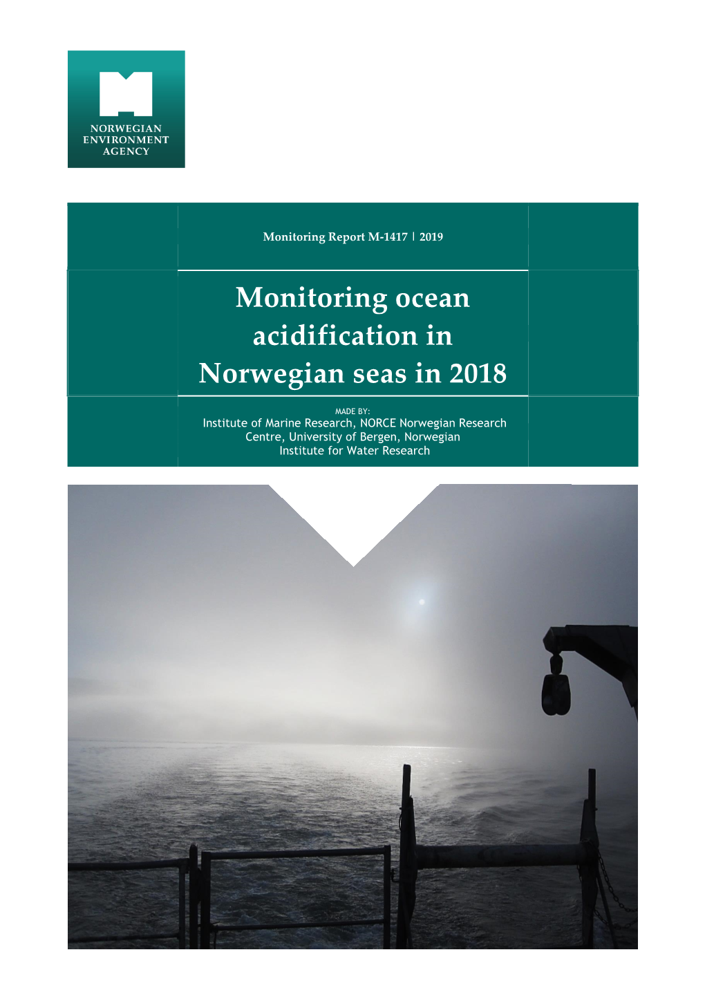 Monitoring Ocean Acidification in Norwegian Seas in 2018