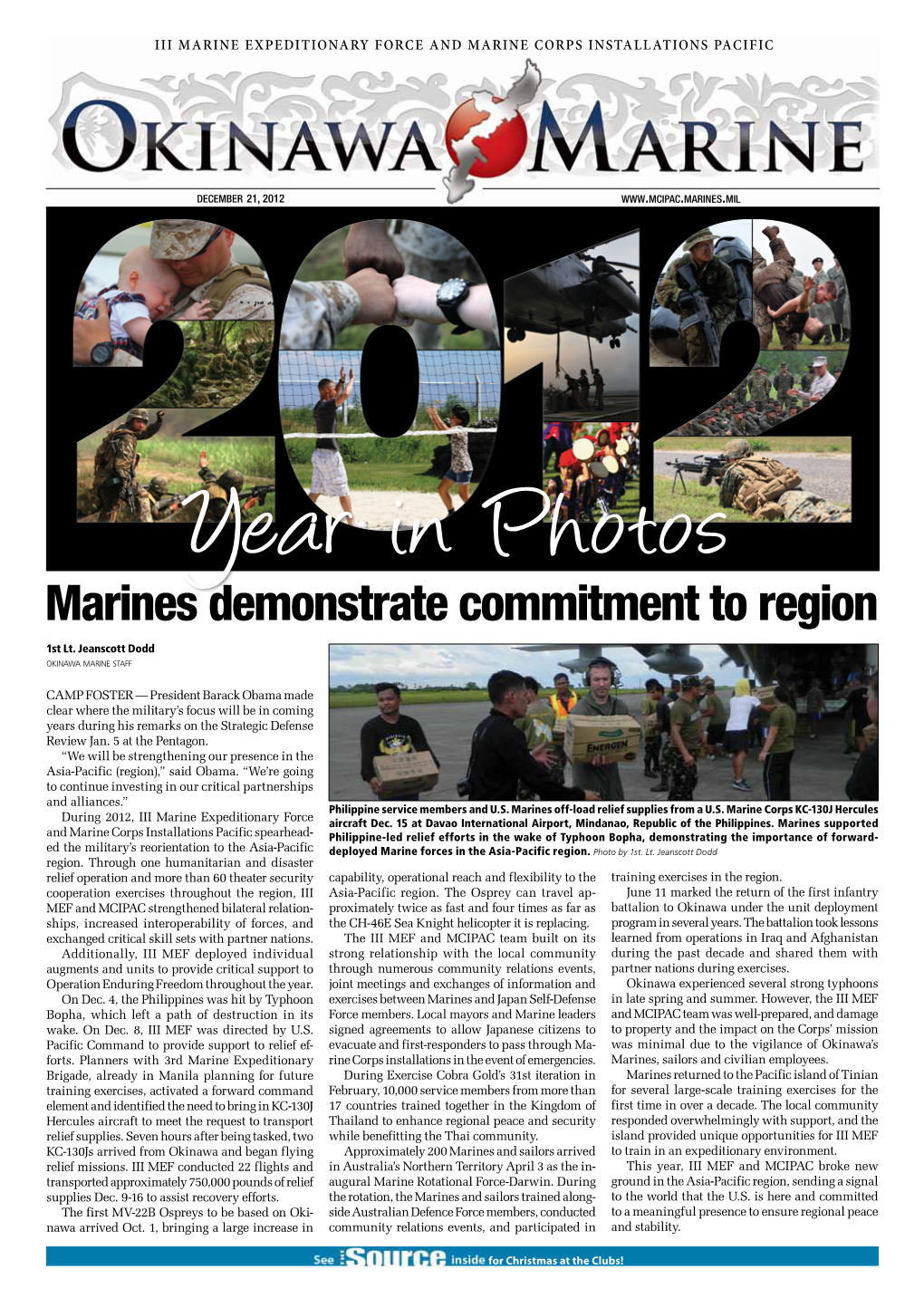 Marines Demonstrate Commitment to Region