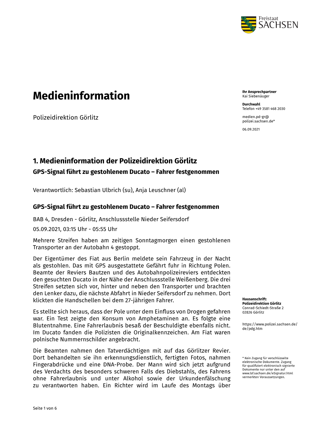 Pressemitteilung