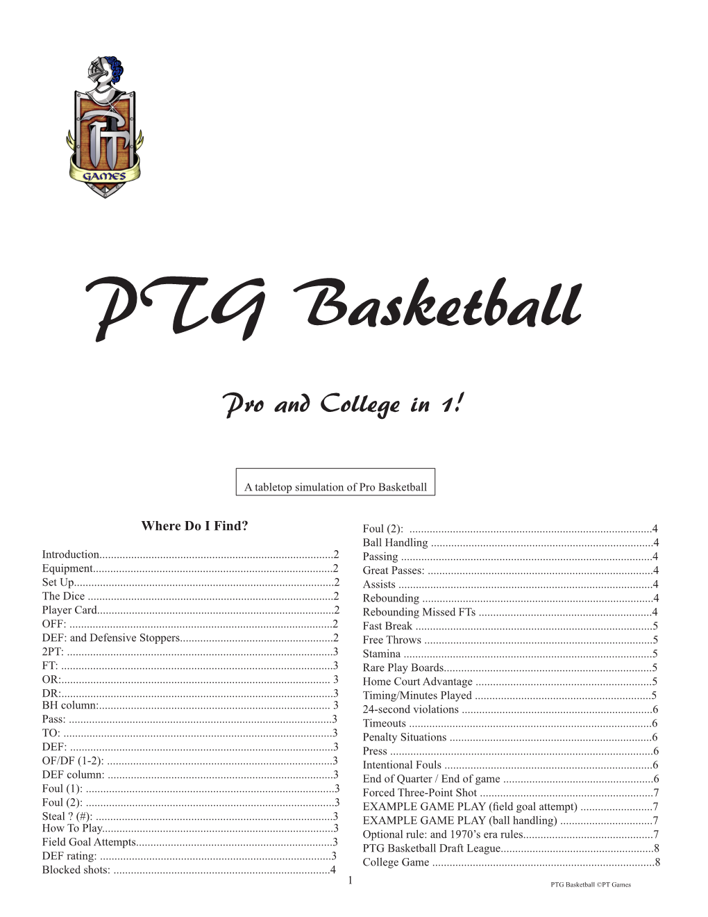 PTG Basketball