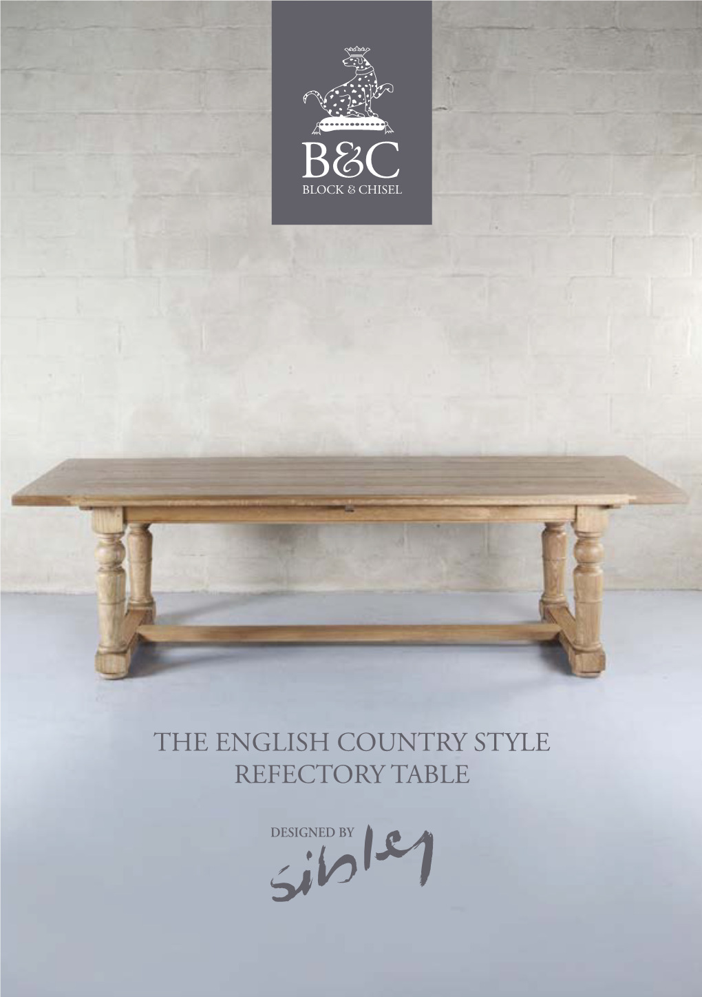 The English Country Style Refectory Table