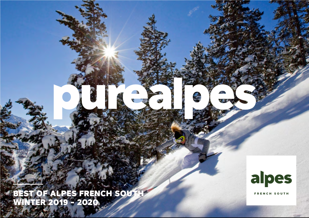 Best of Alpes French South Winter 2019 - 2020 Major Ski Resorts